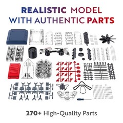Small V8 Model Engine Kit with Real Engine Sounds$