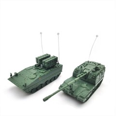 1/72 HJ10 Anti-tank Missile Vehicle / PLZ05 Military Tank Assembly Kit Model