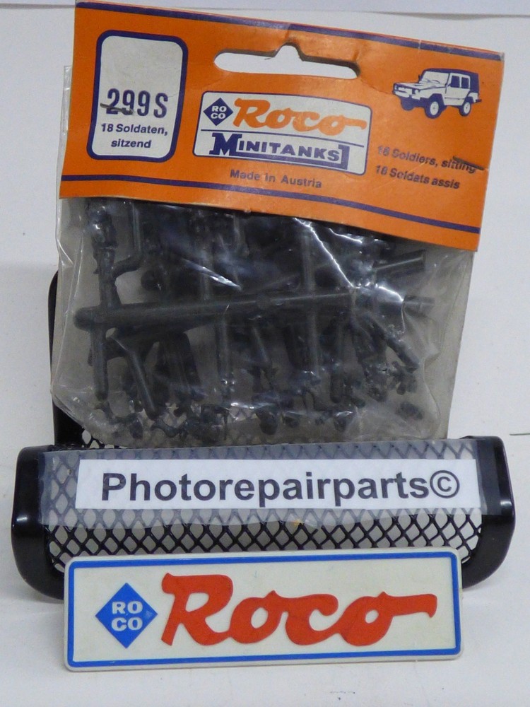 Roco Minitanks (NEW) 1/87 WWII German EDW Sitting Soldier Group Lot #7416K©