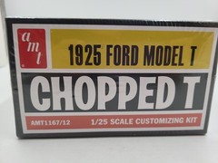 SKILL 2 MODEL KIT 1925 FORD T “CHOPPED” SET OF 2 PCS 1/25 SCALE BY AMT AMT1167
