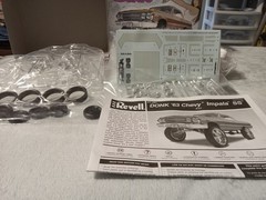 Revell 1:25 DONK ’63 Chevy Impala SS 2’n1 Plastic Model Kit MPN 85-2057