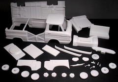 1961 CORVAIR RAMPSIDE PICKUP — RESIN CURBSIDE KIT — 1/25 scale