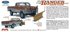 Moebius 2568 1972 Ford F-250 4×4 Snow Plow Pickup 1/25 Model Kit New