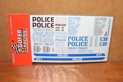 GOFER RACING DECALS #11024 MODERN POLICE 1/24-1/25 SCALE