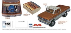 Moebius 2568 1972 Ford F-250 4×4 Snow Plow Pickup 1/25 Model Kit New