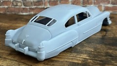 1/24 Scale: Stock “1949 Cadillac Fastback” Body. 3D Printed; Resin.