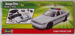 1/25 Ford Police Car SnapTite Build & Play Revell #85-1688 Factory Sealed MISB