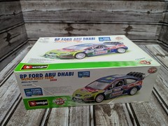 Bburago BP Ford ABU Dhabi Rally Car Diecast Model Kit Mikko Hirvonen 2008