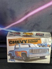 1976 MPC Chevy Stepside Pickup Truck 1:32 Snap Square Body Box Only Parts