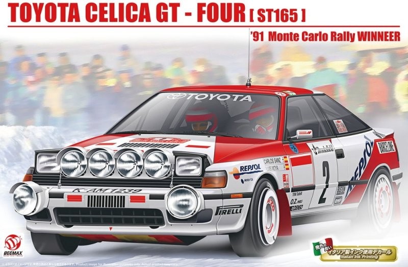 Platz Beemax 1/24 Model Kit Toyota Celica ST165 GT-Four 1991 Monte Carlo Rally