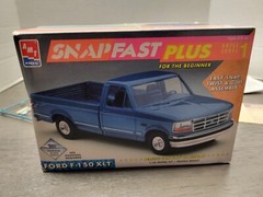 1/25 AMT FORD F-150 XLT Truck Model Snap Fast Plus #6124 VINTAGE RARE