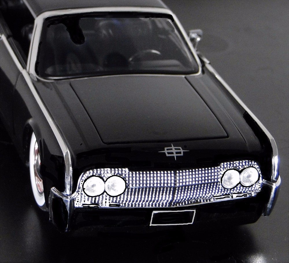Lincoln Continental Classic 1 Custom Built Metal Model 18 Hot Rod Race Car 12