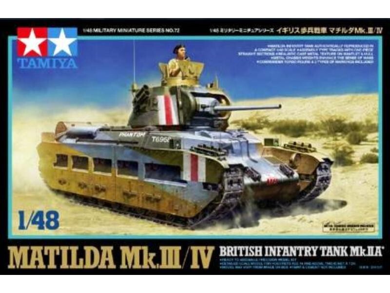 Tamiya TAM32572 MATILDA Mk Mk III/IV (1/48) New