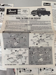6 VINTAGE INSTRUCTION SHEETS ONLY~MPC AND REVELL MODEL KITS