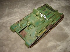Built 3A Tank 6-3/4 inches long Well Built & Painted Excellent Cond Nice Detail