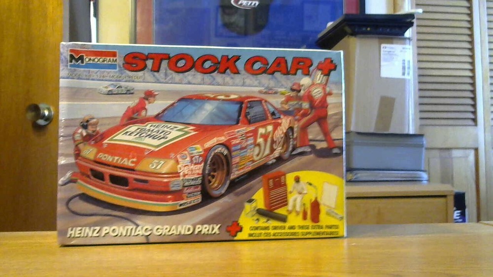 1990 Monogram Stock Car #57 Heinz Pontiac Grand Prix 1/24 Model Kit #2914 MISB