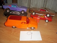 Model Car Junkyard/Parts Lot Salvage Built Plastic Models #9