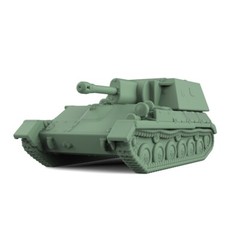 Model Kits 1/200 1/220 Soviet SU-85B 85mm LB-2 Tank Destroyer