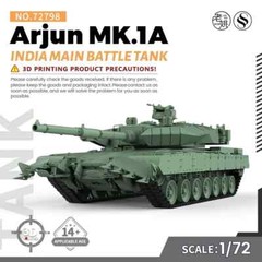 SSMODEL SS72798 1/72 Military Model Kit India Arjun MK.1A Main Battle Tank MRY