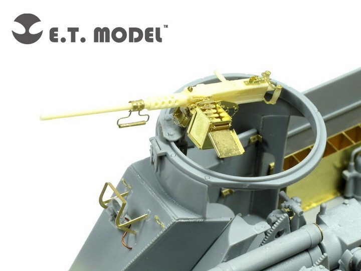 ET Model 1/35 EA35-040 Photo etch set WWII US ARMY M2HB MG w/50 Rounds Ammo