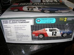 AMT ERTL 1/25 Bobby Allison’s 1975 AMC RWB Matador Model Kit Sealed Box Goodyear