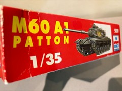 Vintage ESCI Ertl 1/35 M60A1 Patton US Main Battle Tank Model Kit 5002 NIOB