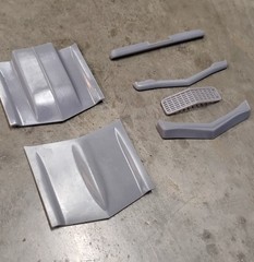 3D Printed 1/25 1971 1972 Chevy Chevrolet Vega Wagon Body
