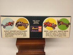 1963 Revell Fumin Fiat & Thunder Charger Double Car Kit Sealed Nos Rare