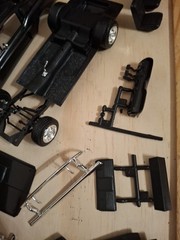 AMT ’67 SHELBY GT-350 MODEL CAR KIT BLK plastic 1:25 AMT834 Partially Together
