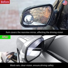 2Pcs Car Rear View Mirror Rain Eyebrows, Universal Car Side Mirror Rain Cover