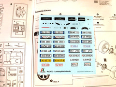 1/24 Italeri Lamborghini Gallardo Sports Car / Race Car Parts by Fujimi # 3673