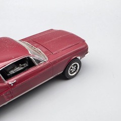 1968 Ford Mustang 1/25 Built Model Car Parts Diorama Display Glued Hood