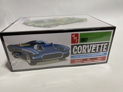 Amt 1962 Corvette Retro Deluxe 3Way Stock Custom Racing Plastic Model Kit Sealed