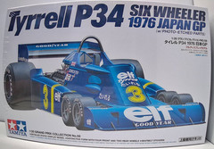 Tamiya 20058 1/20 F1 Car Model Kit Elf Team Tyrrell P34 76 Six-Wheeler Scheckter