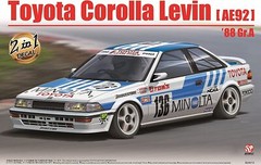Aoshima Beemax 1/24 model kit Toyota Corolla Levin AE92 1988 Gr. A Japan 10620