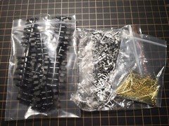 1/35 Metal Track Links for German Leopard 1 PZH2000 Tank Model w/metal pin
