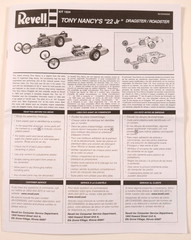 Revell 22 Jr Roadster Dragster Tony Nancy 1:25 2 Car Kits Unassembled Open Box