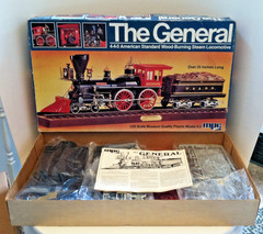 1980 MPC 1/25 Scale The General 4-4-0 American Steam Locomotive Model Kit