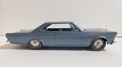 Vintage 1965 FORD GALAXIE 500 XL 2 door hardtop 1/25 dealer promo car blue ’65