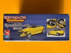 PLYMOUTH PROWLER COUPE WITH TRAILER MODEL KIT AMT ERTL 1/25 SCALE NEW OPEN BOX!!