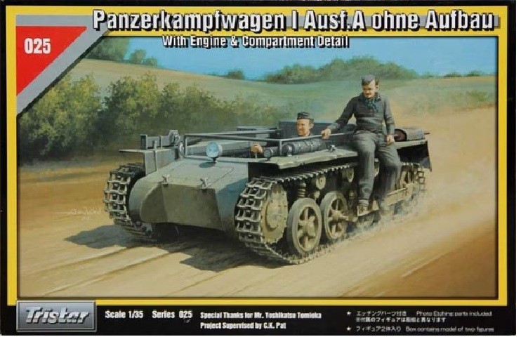 Tristar 1/35 Panzerkampfwagen I Ausf. A ohne Aufbau #35025 📌USA📌Sealed
