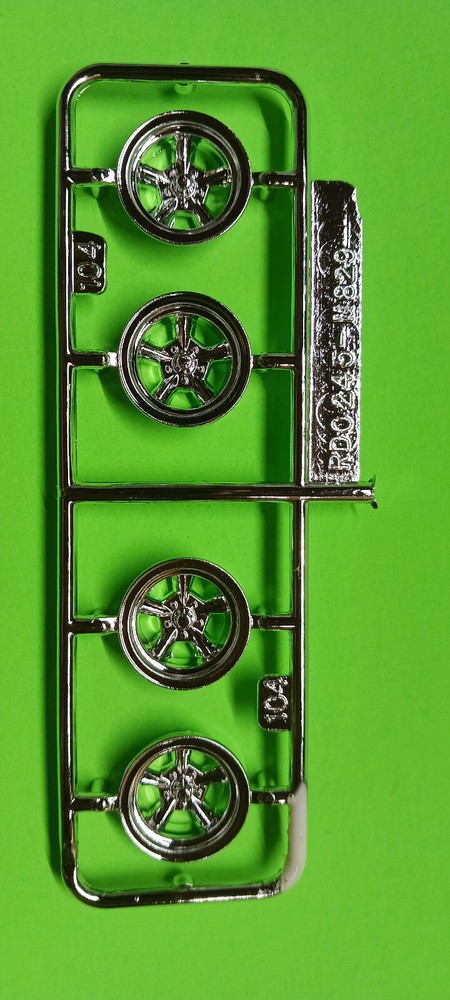 Torq Thrust Rim 1977 Ford Surfer Van Econoline 1/25 Chrome AMT Wheels Model Car