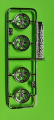 Torq Thrust Rim 1977 Ford Surfer Van Econoline 1/25 Chrome AMT Wheels Model Car