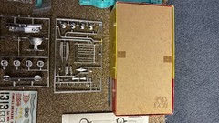 HUBLEY 1960 FORD COUNTRY SEDAN 4-WAY PLASTIC MODEL KIT UNBUILT NMIB 154K-170