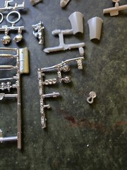 Assorted Parts from AMT 40 Ford Rides Magazine Custom WOODIE 1:25 Kit STK TR6