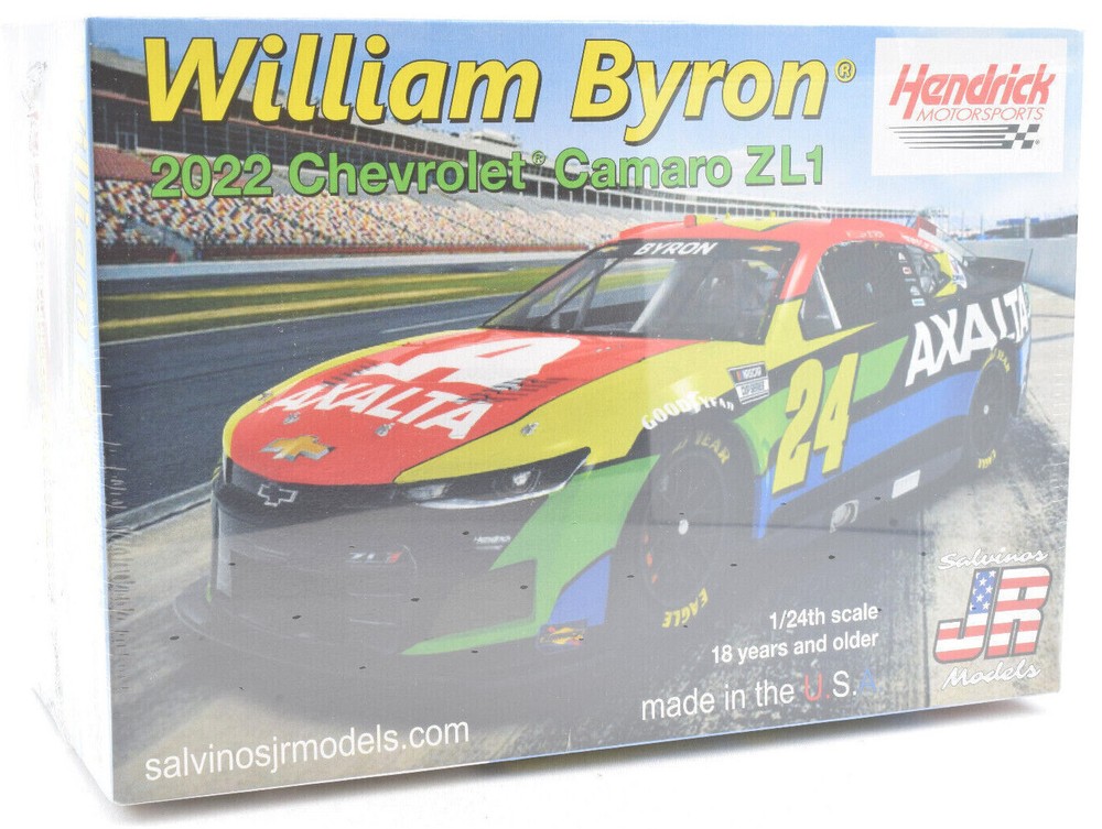 Salvino JR Models “Axalta” William Byron 2022 Camaro ZL1 Nascar 1/24 Car Kit