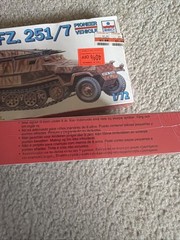 ESCI Model Kit 1:72 Scale – SD. KFZ. 251/7 Pioneer Vehicle Lot Of 2 – Sealed