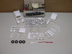 Vintage AMT 1967 Thunderbird H.T. 1/25 Model Kit 6227-170 New Open Box Parts