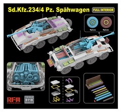 RYEFIELD 5118+2078 1/35 Spahwagen Full Interior And Weighted Wheels Type AB