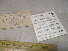 AMT 1925 Model T Ford Trophy 3 in 1 Customizing Instructions Original Manual VTG